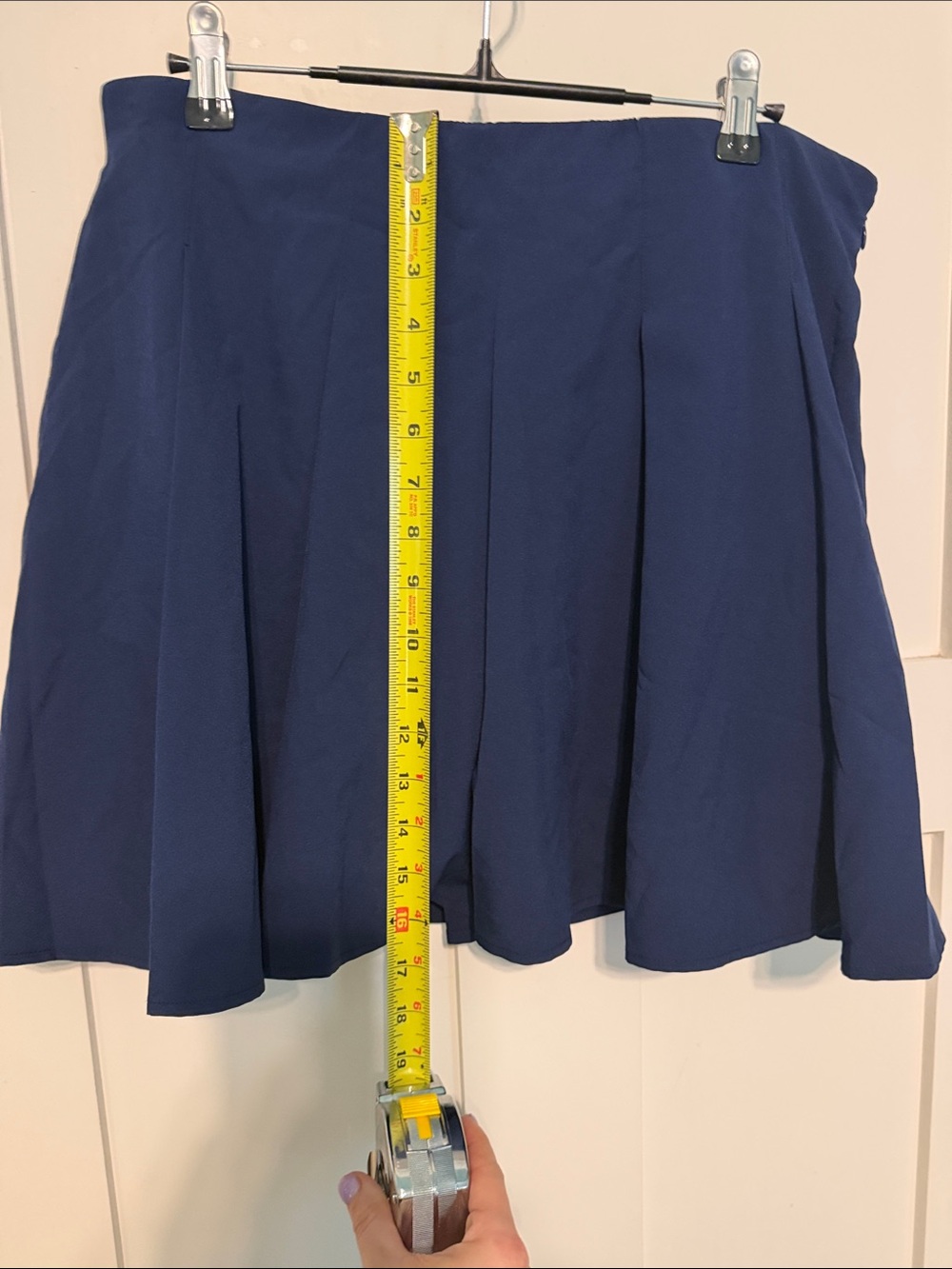 J. Crew Navy Pleated Circle Athletic Built In Shorts Tennis Pickleball Skirt - Picture 10 of 10